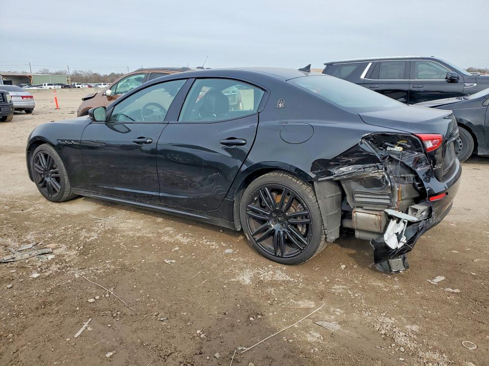 2018 Maserati Ghibli VIN ZAM57YTA8J1303135 COPART salvage auction — REAR END, Salvage Title, sold $6,600 on 2026-07-30 (photo 2)