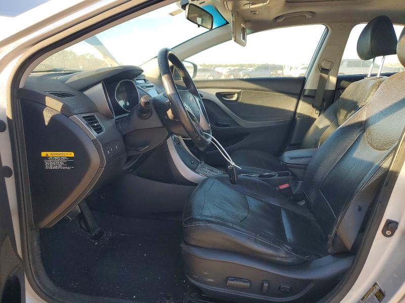 2013 Hyundai Elantra VIN KMHDH4AE8DU706509 COPART salvage auction — REAR END, Id - Salvage Certificate Of Title, sold $700 on 2026-07-31 (photo 7)