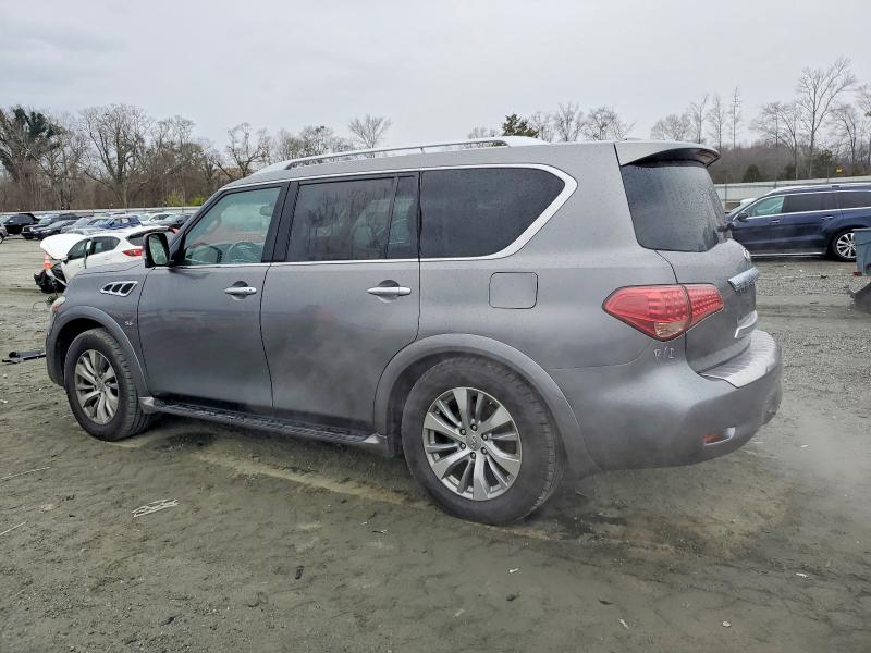 2016 Infiniti Qx80 VIN JN8AZ2NE5G9120154 COPART salvage auction — FRONT END, Sc - Cert Of Title-Salvage, sold $3,800 on 2026-07-06 (photo 2)
