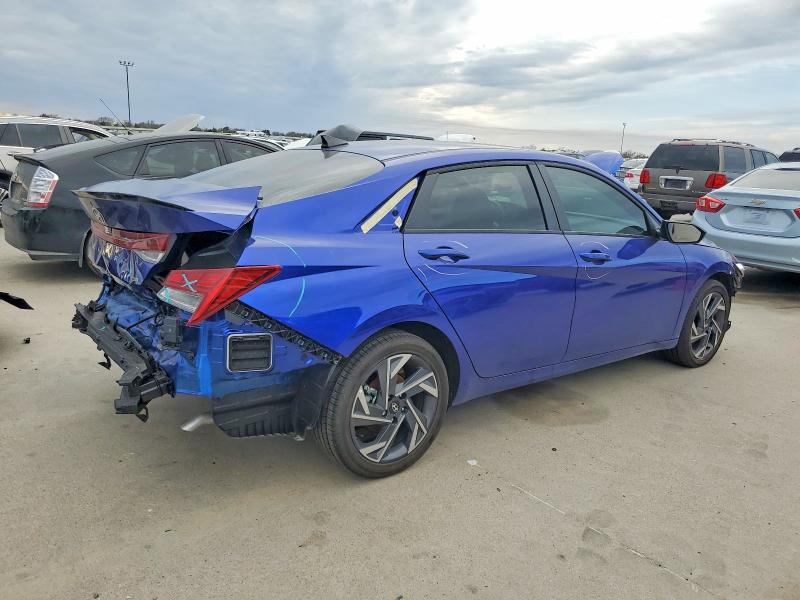 2025 Hyundai Elantra VIN KMHLM4DJ7SU176157 COPART salvage auction — REAR END, Tx - Salvage Vehicle Title, sold $6,600 on 2026-07-20 (photo 3)