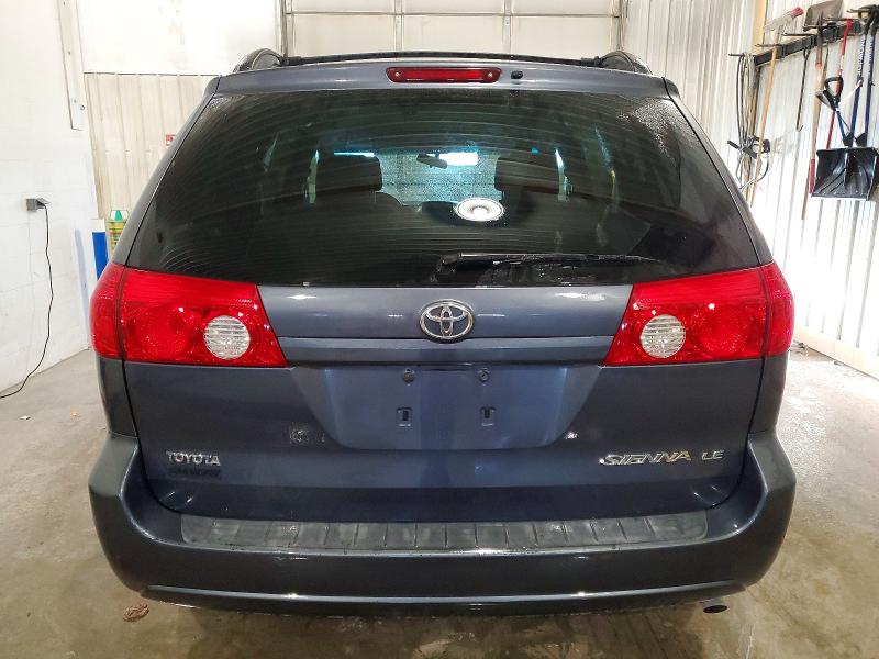 2006 Toyota Sienna VIN 5TDZA23C06S497322 COPART salvage auction — NORMAL WEAR, In - Certificate Of Title, sold $650 on 2026-07-14 (photo 6)