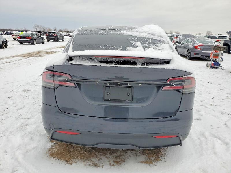 2024 Tesla Model x VIN 7SAXCDE54RF445506 COPART salvage auction — Front End, IL - SALVAGE CERTIFICATE, sold $15,700 on 2026-04-21 (photo 6)