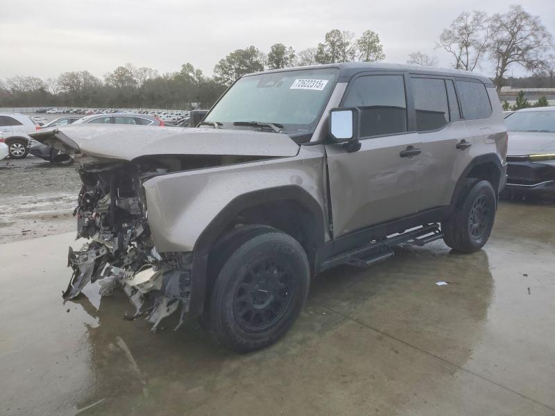 2025 Toyota Land cruiser VIN JTEABFAJ1SK023105 COPART salvage auction — Front End, GA - CERT OF TITLE-SALVAGE, sold $23,100 on 2026-03-19 (photo 1)