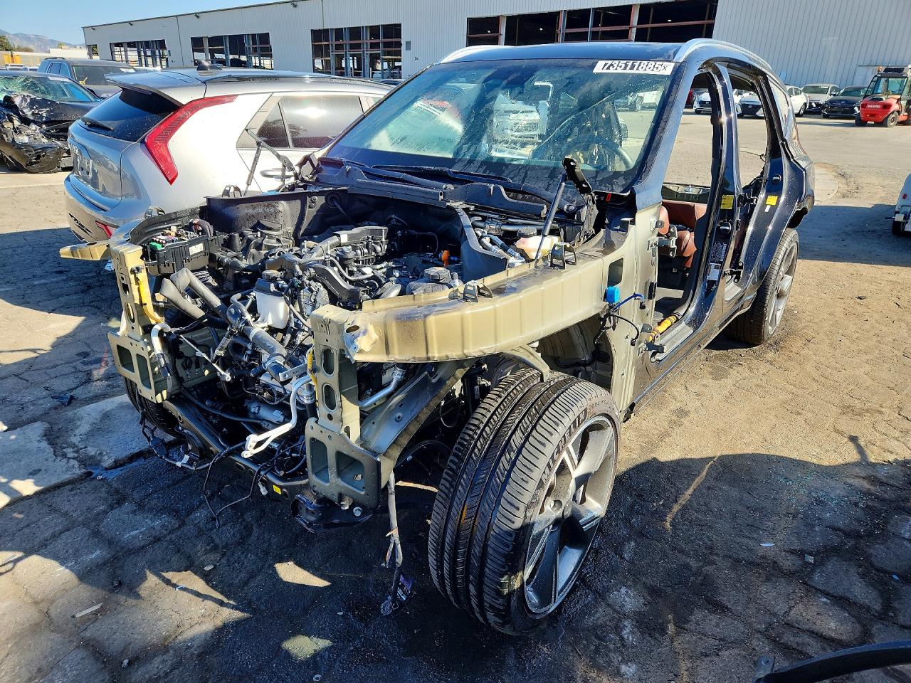 2025 Genesis GV80 VIN KMUHEESC4SU250097 — COPART salvage auction photo
