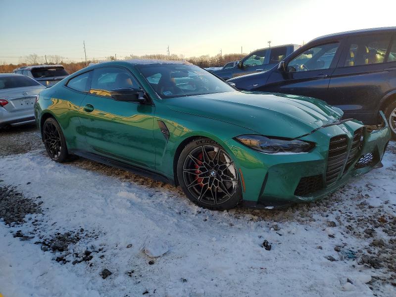 2024 BMW M4 VIN WBS43AZ08RCP59257 COPART salvage auction — FRONT END, MA - CERT OF TITLE-SALVAGE, sold $200 on 2026-07-29 (photo 4)