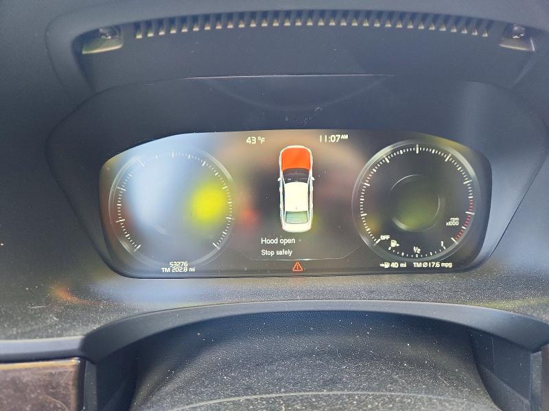 2018 Volvo S90 VIN LVY992MK9JP032354 COPART salvage auction — FRONT END, Mo - Salvage Certificate Of Title, sold $7,800 on 2026-07-27 (photo 9)