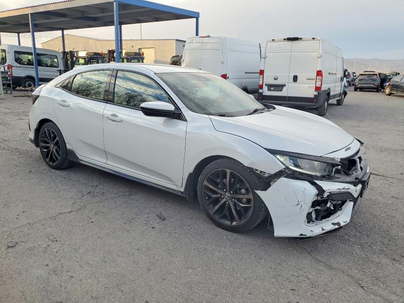 2021 Honda Civic VIN SHHFK7H42MU406386 COPART salvage auction — FRONT END, Nv - Salvage Title, sold $7,300 on 2026-07-14 (photo 4)