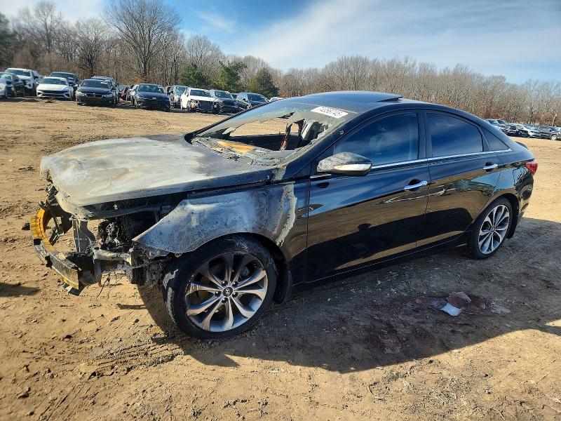 2013 Hyundai Sonata VIN 5NPEC4ABXDH650788 COPART salvage auction — ENGINE BURN, Ar - Cert Of Title-Salvage, sold $150 on 2026-07-13 (photo 1)