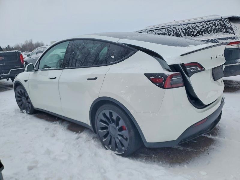 2022 Tesla Model y VIN 7SAYGDEF4NF515601 COPART salvage auction — REAR END, ON - PERMIT SALVAGE, sold $12,300 on 2026-07-16 (photo 2)