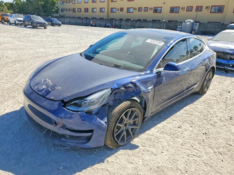 2020 Tesla Model 3 VIN 5YJ3E1EAXLF799300 COPART salvage auction — FRONT END, Id - Salvage Certificate Of Title, sold $6,000 on 2026-07-13 (photo 1)