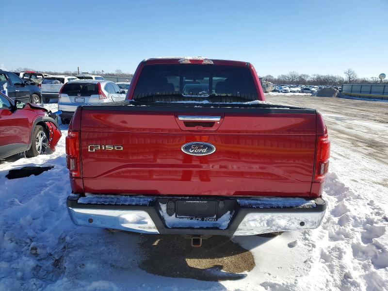2015 Ford F-150 VIN 1FTEW1CG3FKE15877 COPART salvage auction — HAIL, Other, sold $8,300 on 2026-08-24 (photo 6)
