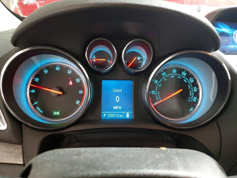 2014 Buick Encore VIN KL4CJFSB2EB592017 COPART salvage auction — FRONT END, WV - CERTIFICATE OF TITLE, sold $1,050 on 2026-07-02 (photo 9)