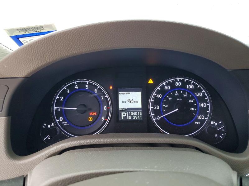 2012 Infiniti G37 VIN JN1CV6EK0CM423270 COPART salvage auction — REAR END, Tx - Salvage Vehicle Title, sold $1,800 on 2026-07-02 (photo 9)