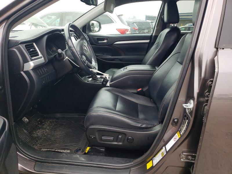 2016 Toyota Highlander VIN 5TDKKRFH1GS147746 COPART salvage auction — REAR END, Ca - Salvage Certificate, sold $7,300 on 2026-07-16 (photo 7)
