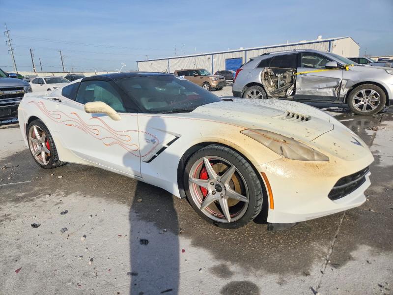 2016 Chevrolet Corvette stingray VIN 1G1YM2D75G5120487 COPART salvage auction — BURN, Tx - Certificate Of Title, sold $9,700 on 2026-07-28 (photo 4)