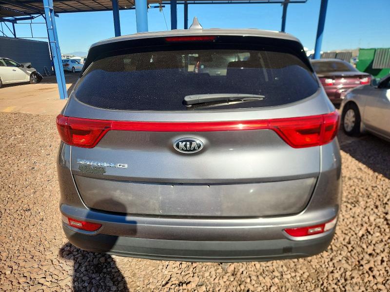 2017 Kia Sportage VIN KNDPM3AC6H7087256 COPART salvage auction — SIDE, AZ - CERT OF TITLE - SALVAGE, sold $2,550 on 2026-07-14 (photo 6)