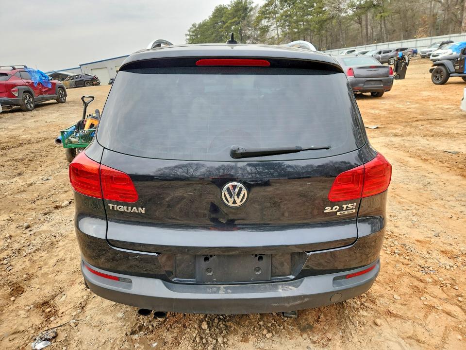 2013 Volkswagen Tiguan VIN WVGBV7AX8DW546574 COPART salvage auction — FRONT END, Salvage Title, sold $250 on 2026-08-11 (photo 6)