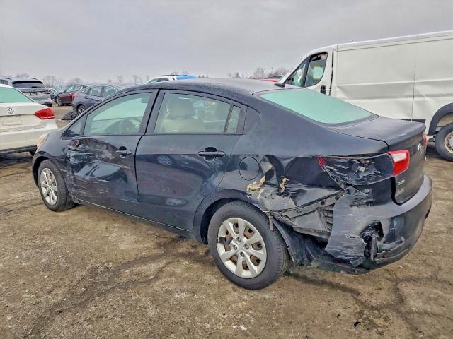 2014 Kia Rio VIN KNADN4A36E6368168 COPART salvage auction — REAR END, Salvage Title, sold $700 on 2026-07-17 (photo 2)