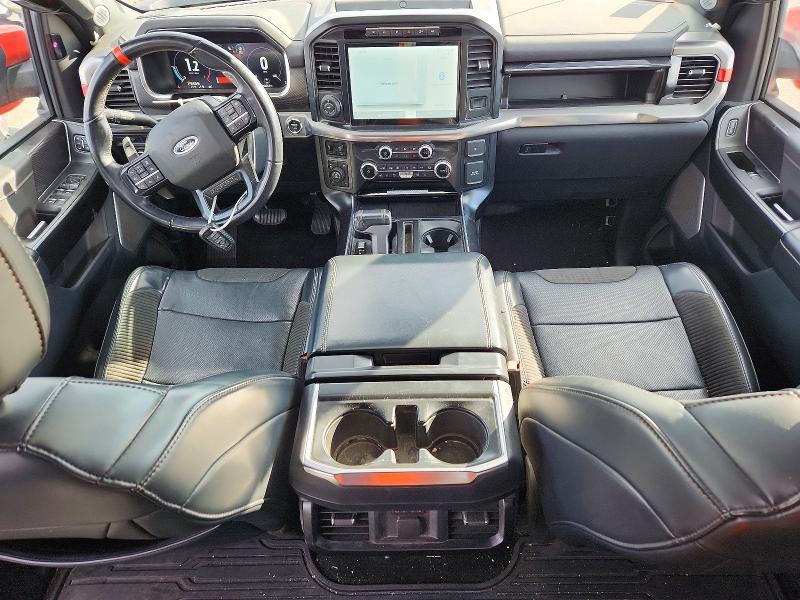 2022 Ford F-150 lightning VIN 1FTFW1RG7NFA86927 COPART salvage auction — Side, OH - CERT OF TITLE-SALVAGE, sold $38,000 on 2026-02-18 (photo 8)