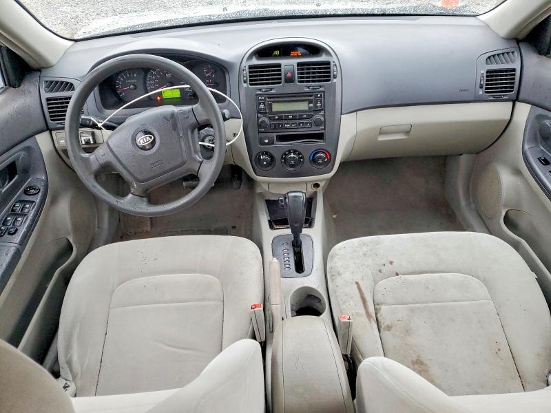 2006 Kia Spectra VIN KNAFE121865285532 COPART salvage auction — FRONT END, Tn - Salvage Certificate, sold $425 on 2026-07-09 (photo 8)