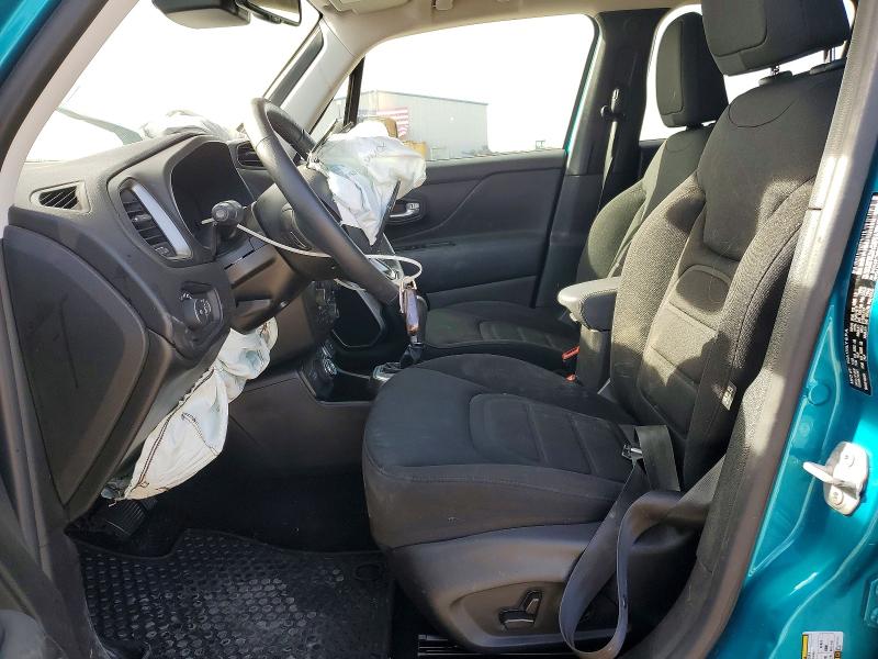 2022 Jeep Renegade VIN ZACNJDB17NPN97078 COPART salvage auction — FRONT END, Tx - Salvage Vehicle Title, sold $375 on 2026-07-28 (photo 7)