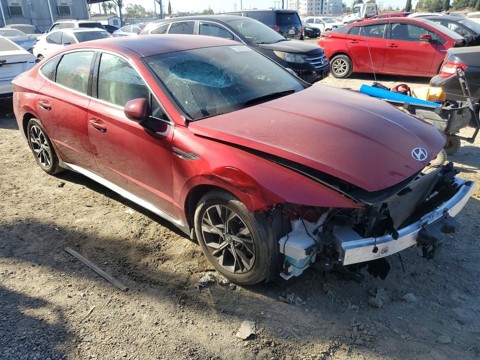 2024 Hyundai Sonata VIN KMHL64JA5RA368610 COPART salvage auction — FRONT END, CA - SALVAGE CERTIFICATE, sold $4,000 on 2026-07-13 (photo 4)