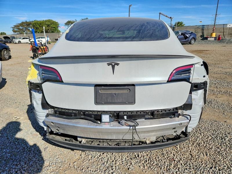 2020 Tesla Model 3 VIN 5YJ3E1EAXLF744958 COPART salvage auction — FRONT END, Ca - Salvage Certificate, sold $2,600 on 2026-07-31 (photo 6)