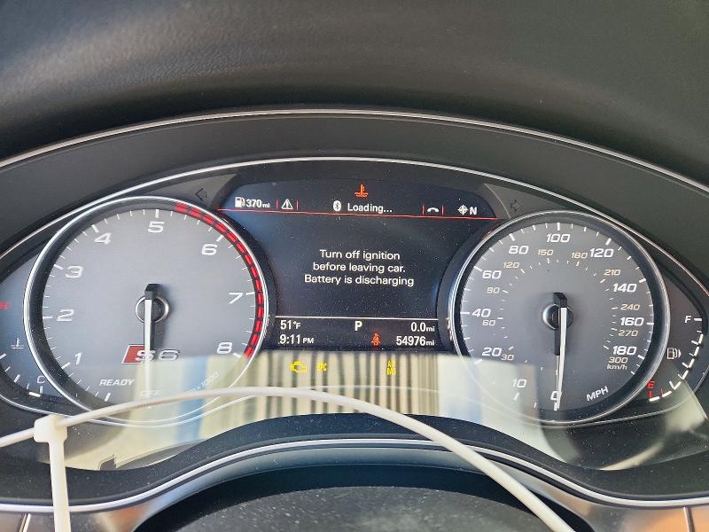 2018 Audi S6 VIN WAUHFAFC0JN104305 COPART salvage auction — FRONT END, Id - Salvage Certificate Of Title, sold $1,200 on 2026-07-07 (photo 9)