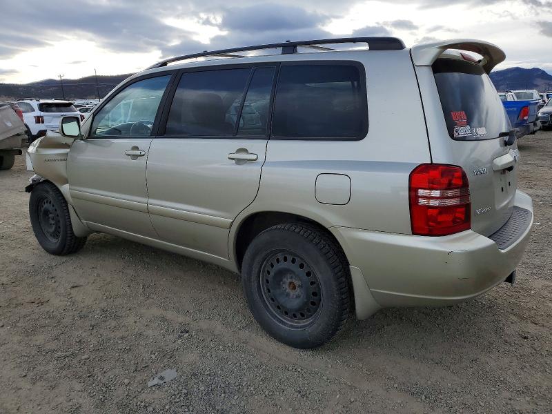 2001 Toyota Highlander VIN JTEHF21A510033464 COPART salvage auction — FRONT END, Wa - Vehicle Cert Of Ownership-Titl, sold $200 on 2026-07-14 (photo 2)