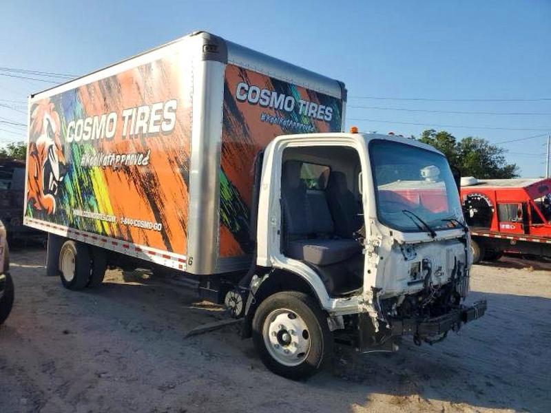 2023 Isuzu Npr VIN 54DC4W1D9PS206238 COPART salvage auction — FRONT END, Fl - Certificate Of Destruction (P), sold $10,000 on 2026-07-08 (photo 1)