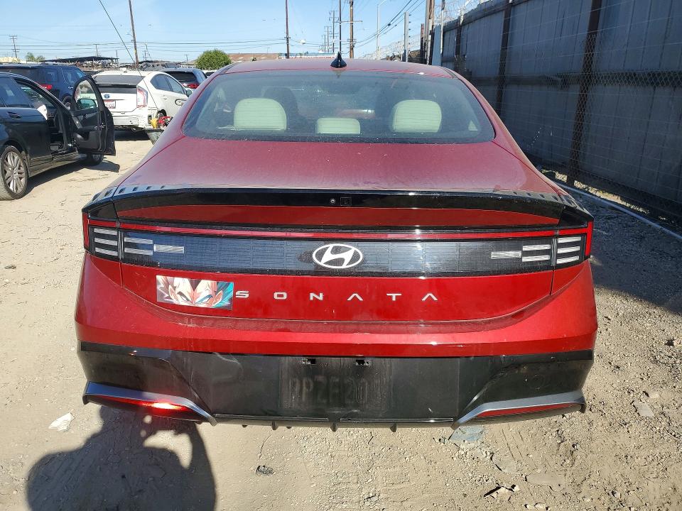 2024 Hyundai Sonata VIN KMHL64JA5RA368610 COPART salvage auction — FRONT END, CA - SALVAGE CERTIFICATE, sold $4,000 on 2026-07-13 (photo 6)