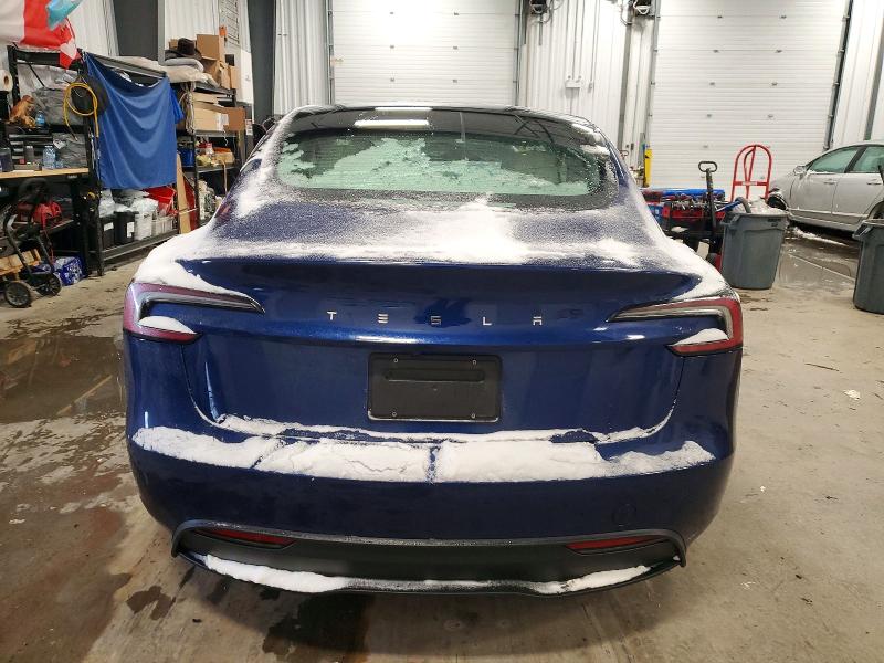 2024 Tesla Model 3 VIN LRW3E7FA2RC276485 COPART salvage auction — FRONT END, Qc - Gravement Accidente, sold $11,300 on 2026-07-02 (photo 6)