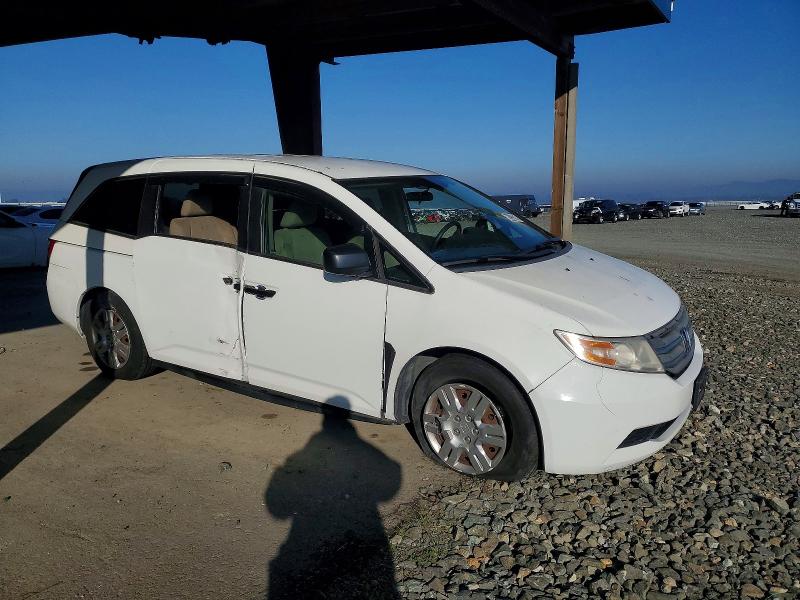2013 Honda Odyssey VIN 5FNRL5H23DB048892 COPART salvage auction — SIDE, Ca - Salvage Certificate, sold $1,250 on 2026-07-09 (photo 4)