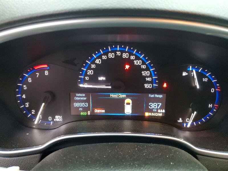 2016 Cadillac Srx VIN 3GYFNEE37GS574491 COPART salvage auction — FRONT END, Pa - Certificate Of Salvage, sold $1,400 on 2026-07-30 (photo 9)