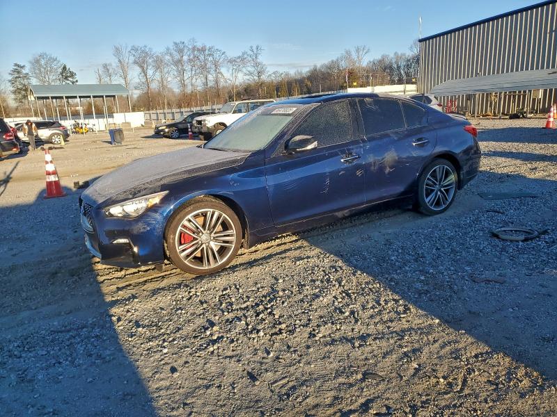 2021 Infiniti Q50 VIN JN1FV7DR6MM880782 COPART salvage auction — SIDE, NY - MV-907A SALVAGE CERTIFICATE, sold $13,000 on 2026-07-27 (photo 1)