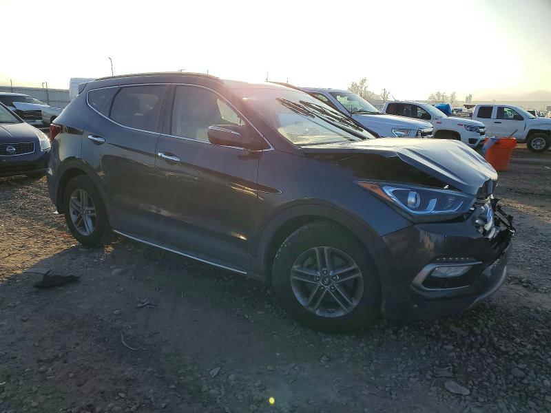 2017 Hyundai Santa fe VIN 5XYZUDLB4HG444889 COPART salvage auction — FRONT END, Ut - Salvage Certificate, sold $1,700 on 2026-07-24 (photo 4)