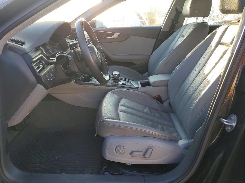 2018 Audi A4 VIN WAUDNAF41JA094787 COPART salvage auction — FRONT END, Ca - Salvage Certificate, sold $3,600 on 2026-07-06 (photo 7)