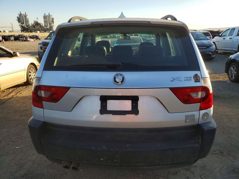 2005 BMW X3 VIN WBXPA93465WD17225 COPART salvage auction — MINOR DENT/SCRATCHES, Ca - App For Dup Salvage Or Ac, sold $825 on 2026-07-28 (photo 6)