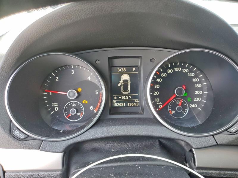 2013 Volkswagen Golf VIN WVWDM7AJ5DW044035 COPART salvage auction — UNDERCARRIAGE, Salvage Title, sold $800 on 2026-07-16 (photo 9)