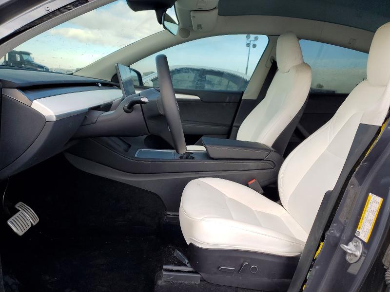 2023 Tesla Model y VIN 7SAYGDEF3PF702346 COPART salvage auction — FRONT END, Co - Public - Salvage Title, sold $12,100 on 2026-07-21 (photo 7)