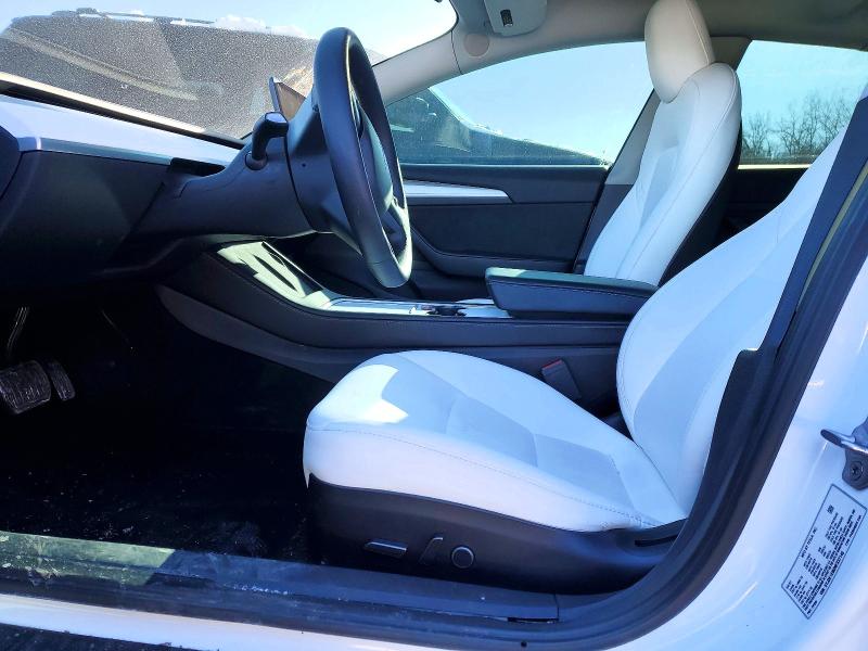 2022 Tesla Model 3 VIN 5YJ3E1EB0NF337145 COPART salvage auction — REAR END, Tx - Salvage Vehicle Title, sold $4,950 on 2026-07-28 (photo 7)