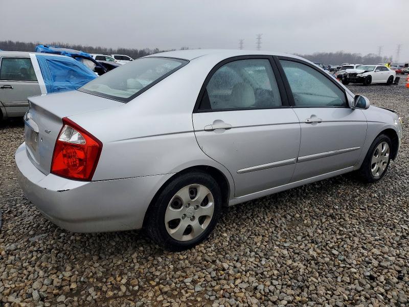 2006 Kia Spectra VIN KNAFE121865285532 COPART salvage auction — FRONT END, Tn - Salvage Certificate, sold $425 on 2026-07-09 (photo 3)