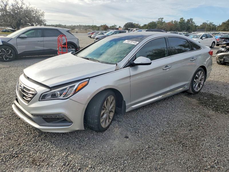 2017 Hyundai Sonata VIN 5NPE34AB1HH577512 COPART salvage auction — FRONT END, FL - CERT OF TITLE SLVG REBUILDABLE, sold $900 on 2026-07-31 (photo 1)