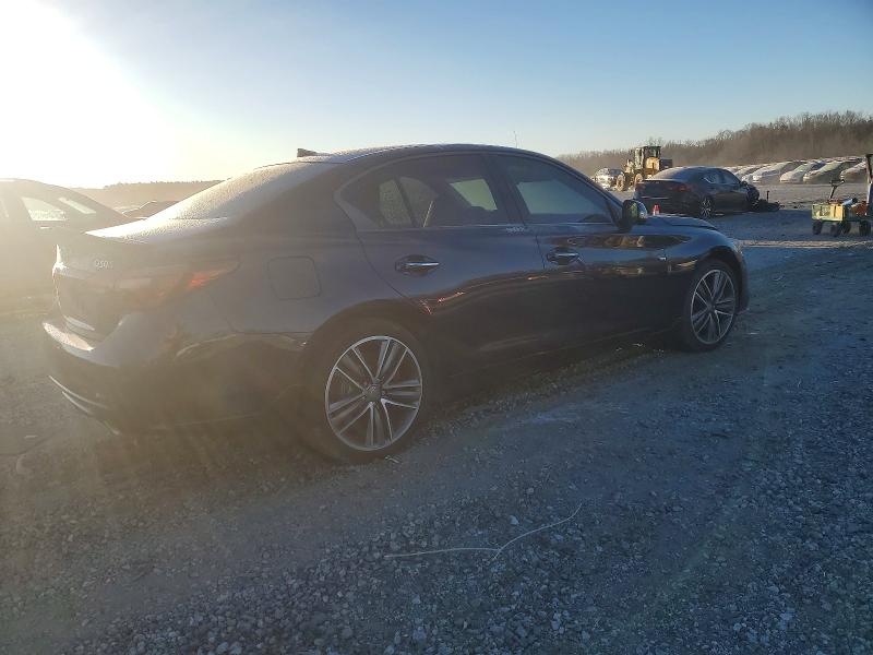2021 Infiniti Q50 VIN JN1FV7DR6MM880782 COPART salvage auction — SIDE, NY - MV-907A SALVAGE CERTIFICATE, sold $13,000 on 2026-07-27 (photo 3)