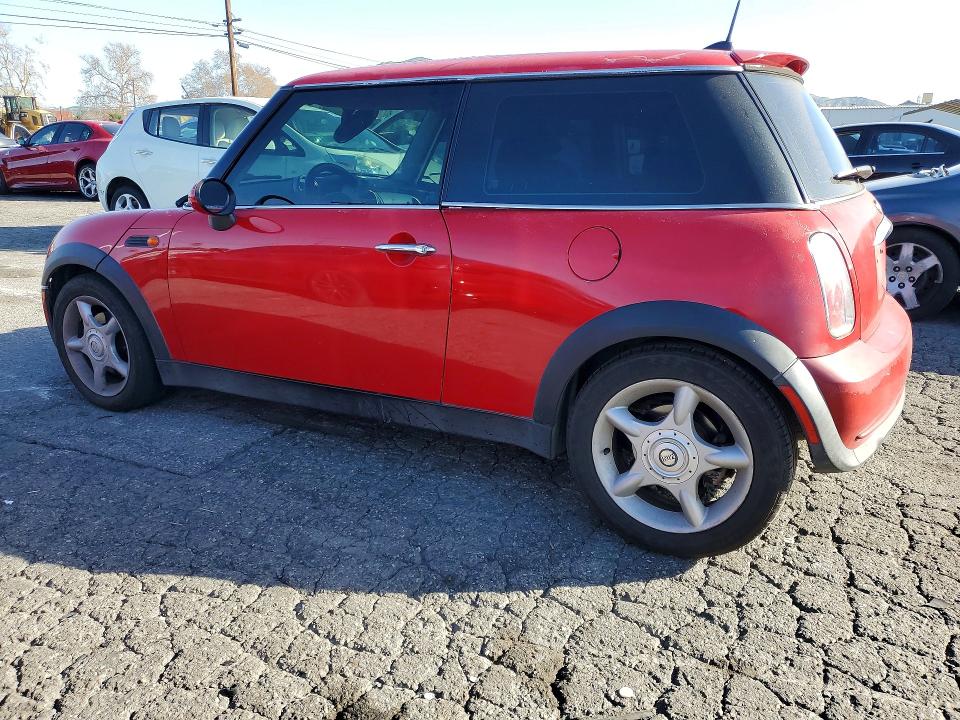 2006 Mini Cooper VIN WMWRC33516TK66753 COPART salvage auction — REAR END, Ca - Salvage Certificate, sold $200 on 2026-07-13 (photo 2)