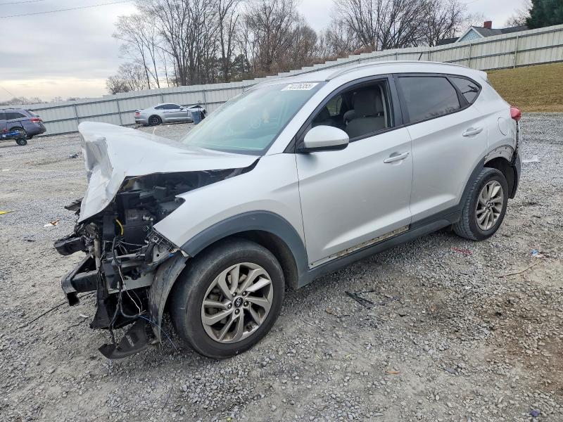 2016 Hyundai Tucson VIN KM8J33A40GU100421 COPART salvage auction — FRONT END, NC - SALVAGE CERTIFICATE OF TITLE, sold $625 on 2026-07-08 (photo 1)