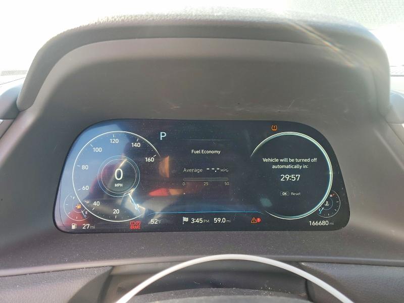 2021 Hyundai Sonata VIN 5NPEH4J2XMH070930 COPART salvage auction — SIDE, TX - SALVAGE VEHICLE TITLE, sold $300 on 2026-07-27 (photo 9)