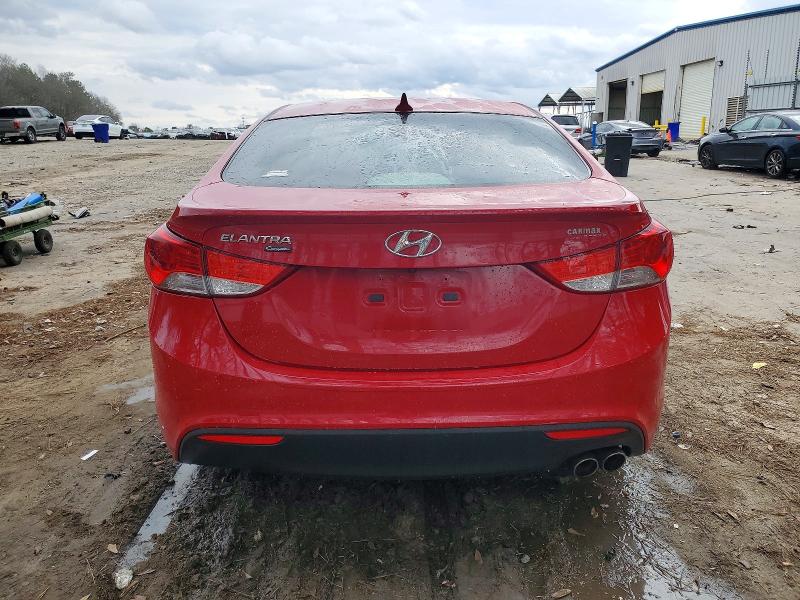 2013 Hyundai Elantra VIN KMHDH6AE5DU011772 COPART salvage auction — FRONT END, GA - CERT OF TITLE-SALVAGE, sold $375 on 2026-07-02 (photo 6)