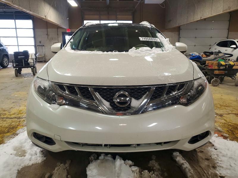 2013 Nissan Murano VIN JN8AZ1MWXDW313742 COPART salvage auction — REAR END, In - Cert Of Title-Salvage Title, sold $1,350 on 2026-07-28 (photo 5)