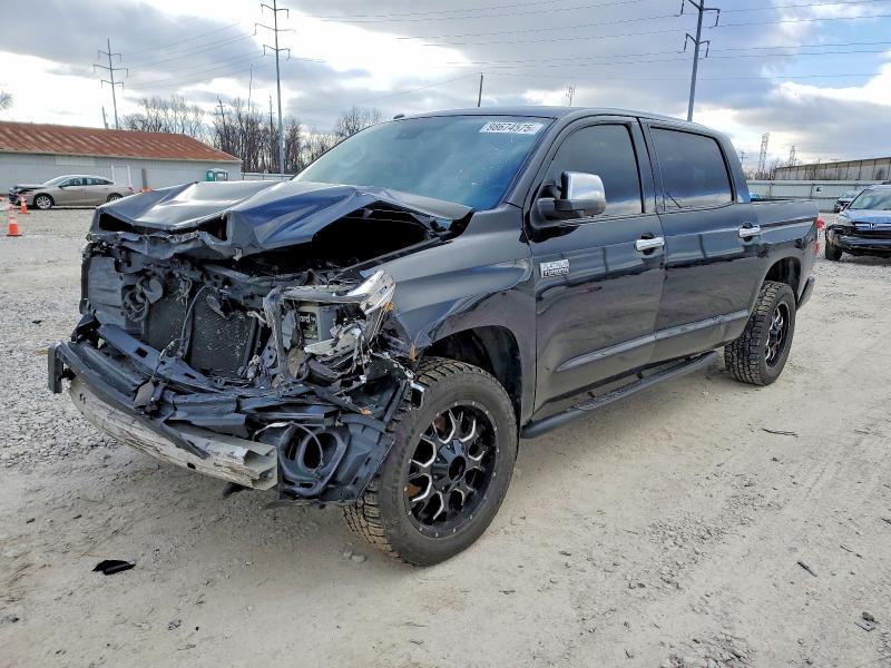 2018 Toyota Tundra VIN 5TFAW5F11JX765405 COPART salvage auction — FRONT END, OH - CERT OF TITLE-SALVAGE, sold $8,700 on 2026-07-28 (photo 1)